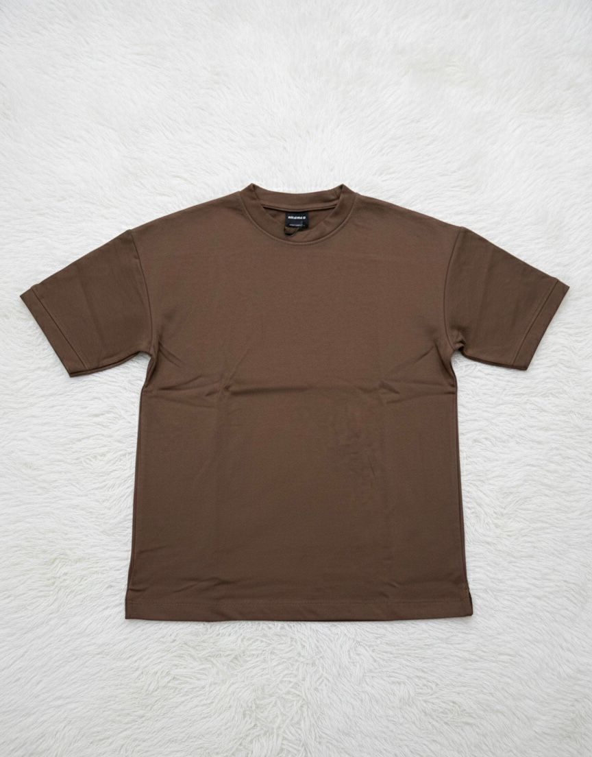 Plain Downshoulders T-shirt