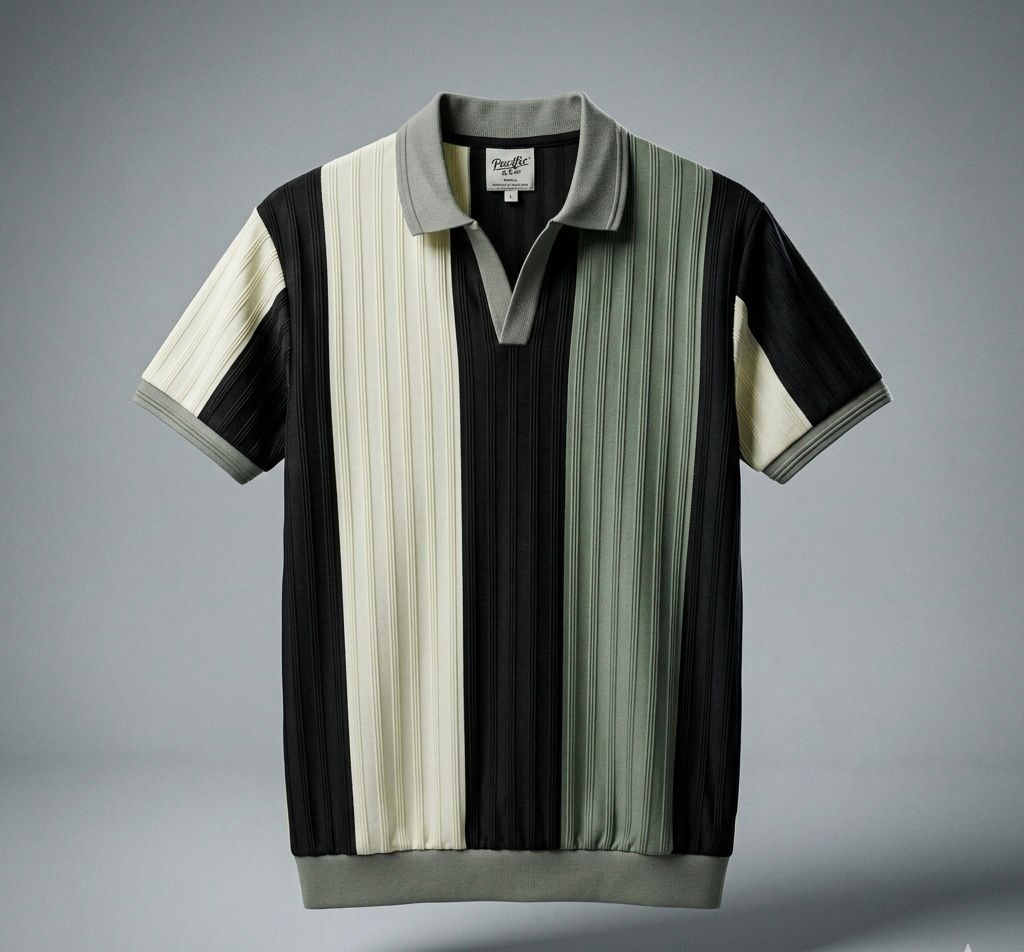 Johnny collar knit polos