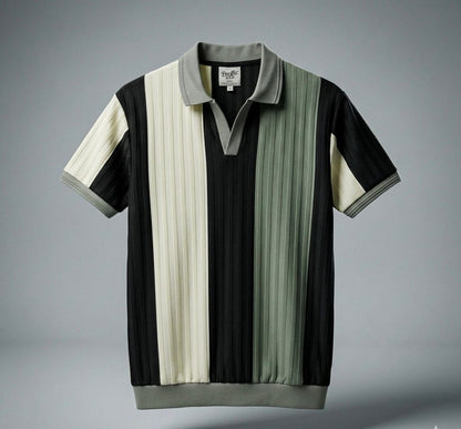Johnny collar knit polos