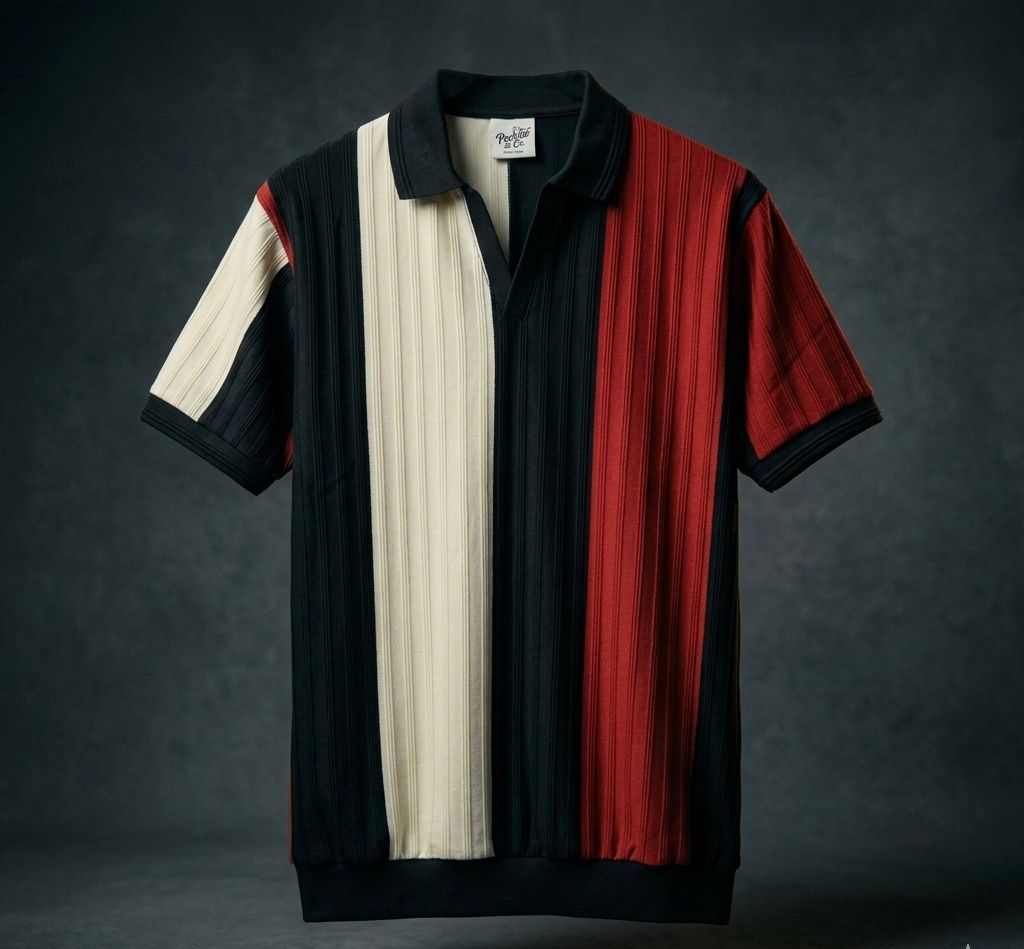 Johnny collar knit polos