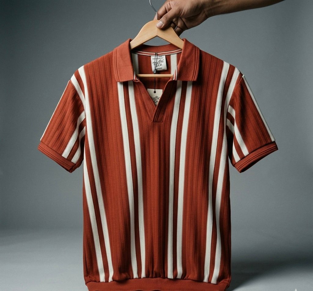 Johnny collar knit polos