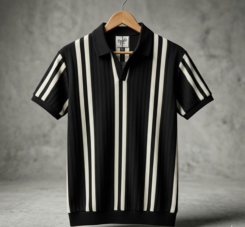 Johnny collar knit polos
