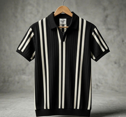 Johnny collar knit polos