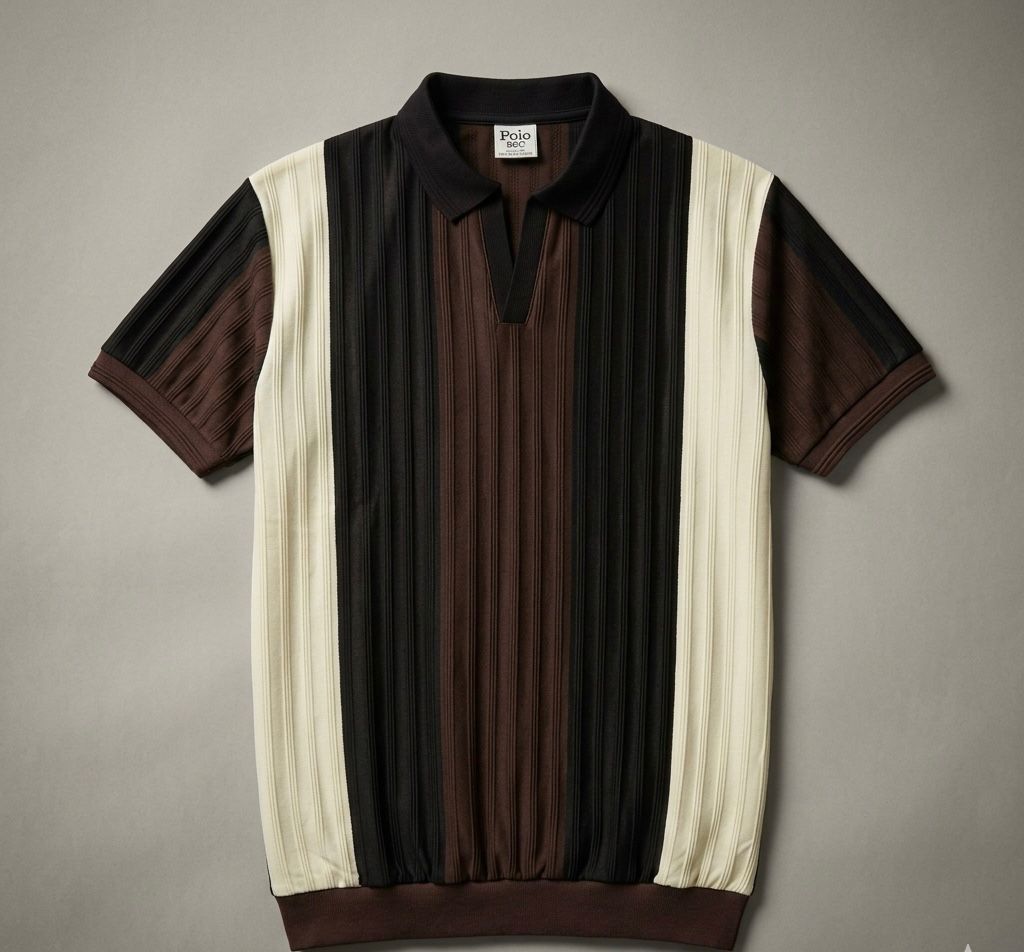 Johnny collar knit polos