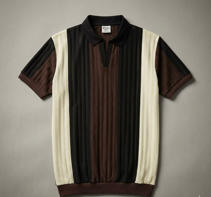 Johnny collar knit polos