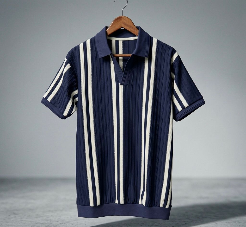 Johnny collar knit polos