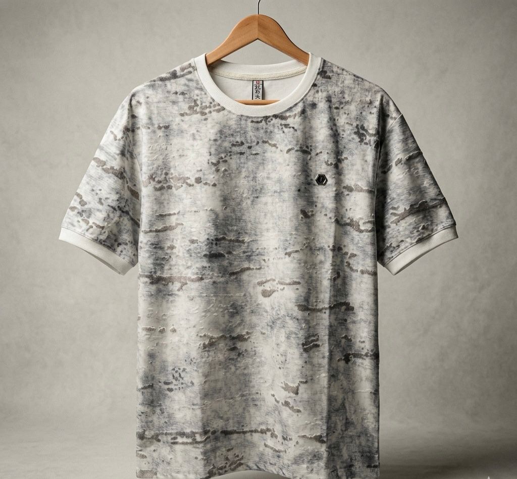 Erosion Textured Drop-Shoulder Tees