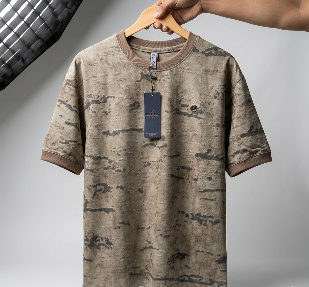 Erosion Textured Drop-Shoulder Tees