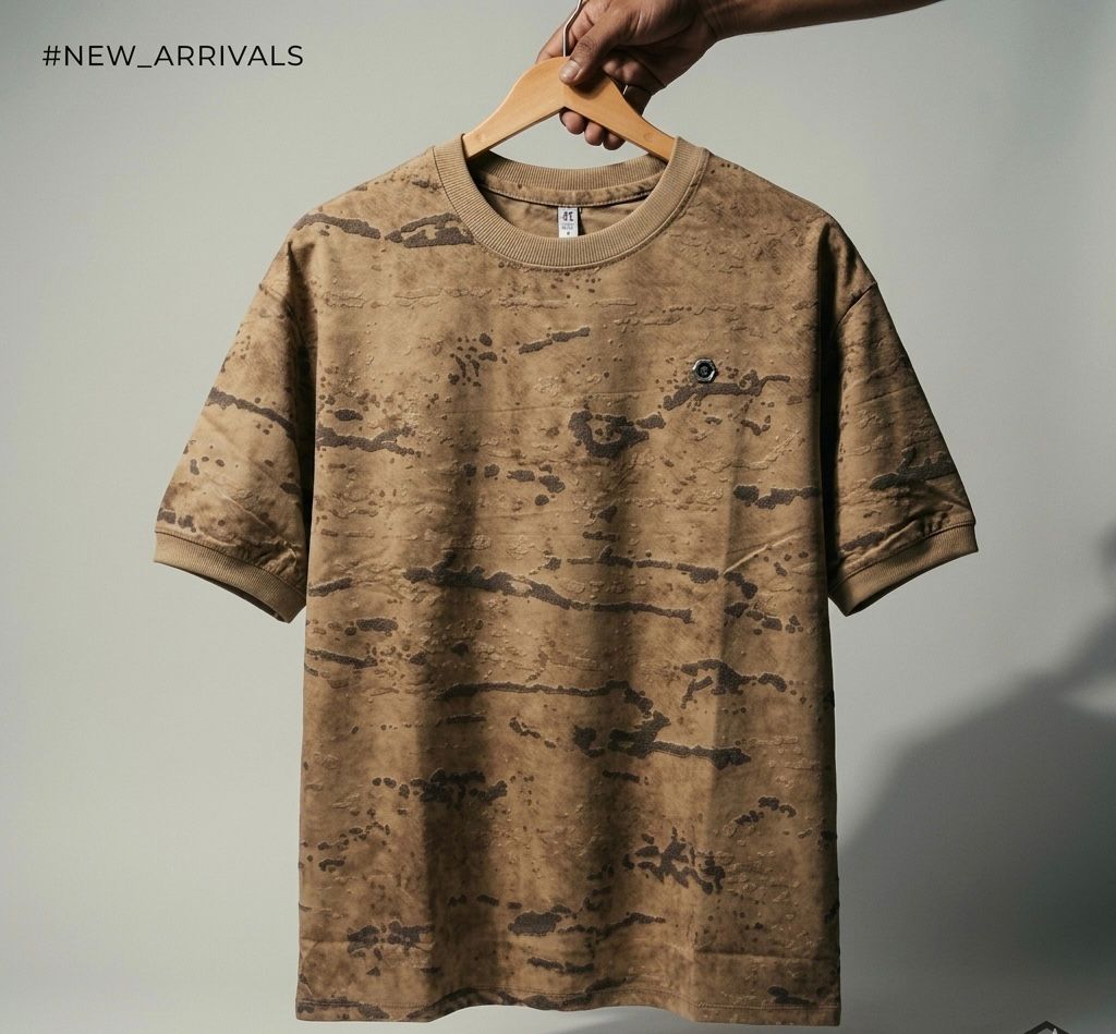 Erosion Textured Drop-Shoulder Tees