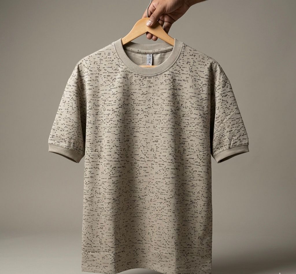 Erosion Textured Drop-Shoulder Tees