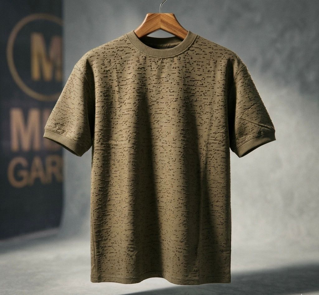 Erosion Textured Drop-Shoulder Tees
