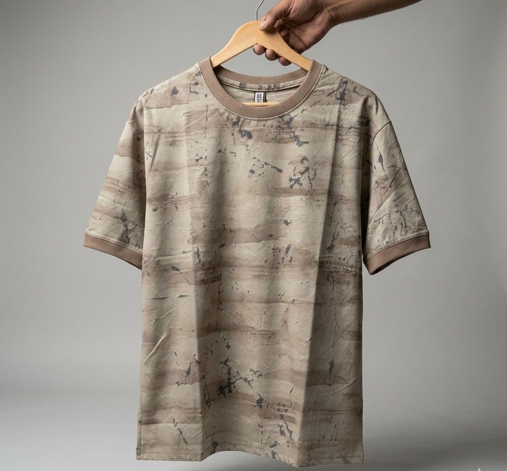 Erosion Textured Drop-Shoulder Tees